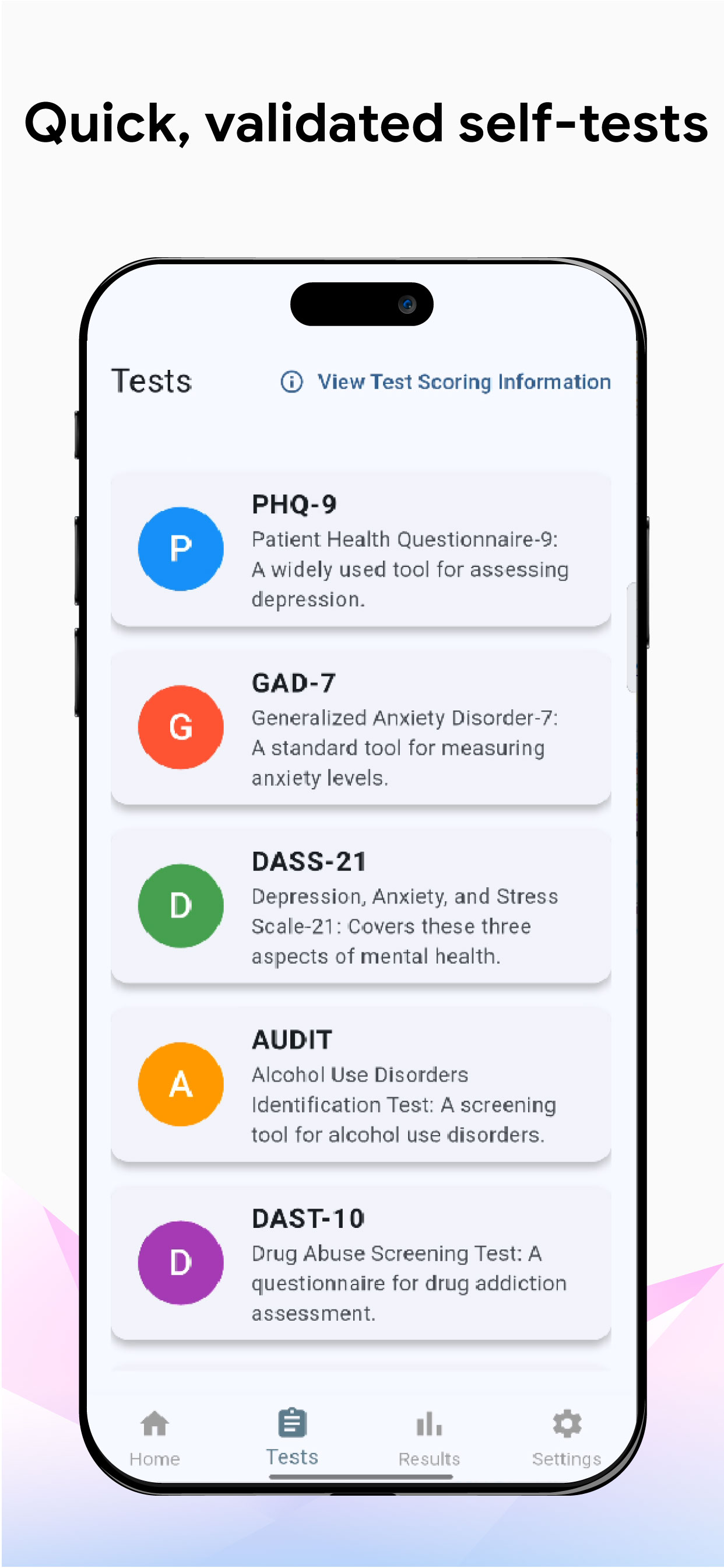 MenGauge App Screenshot 2